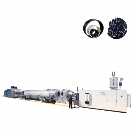 Tubería de suministro de agua HDPE / tubería de gas Línea de extrusión de alta velocidad y ahorro de energía