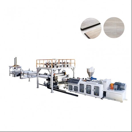 Línea de extrusión de suelos de piedra y plástico SPC de Jwell Machinery China