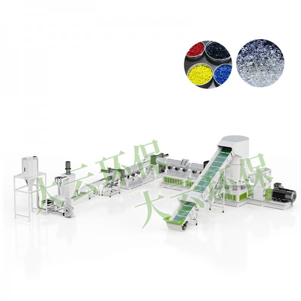 Máquina peletizadora de reciclaje integrada Jwell Three Machine