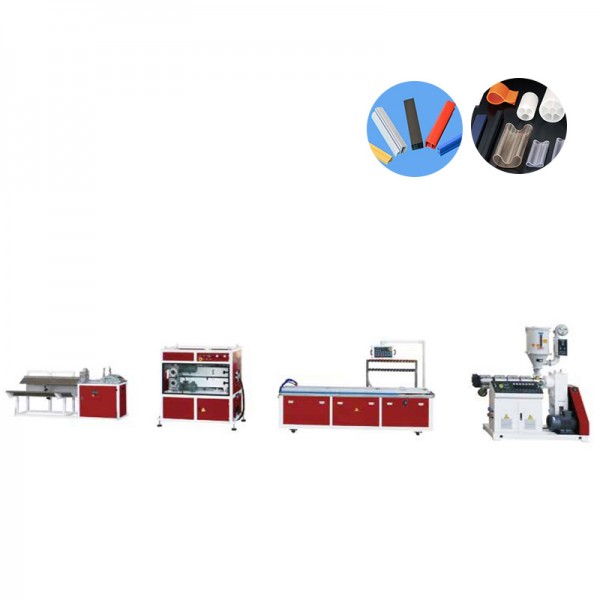 JWELL PVC PP PE PC ABS Línea de extrusión de perfil pequeño
