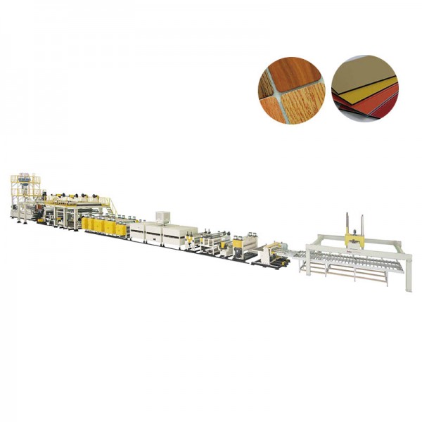 Línea de extrusión de paneles compuestos de aluminio y plástico